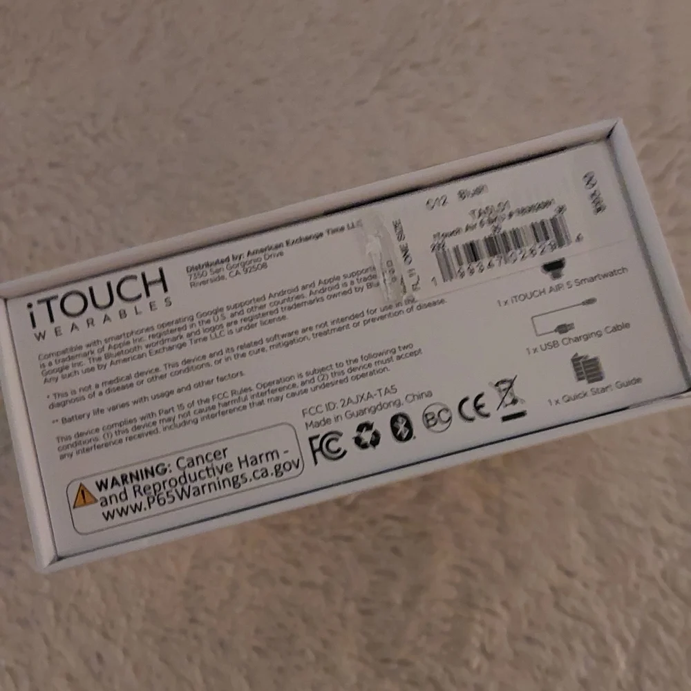 🌺 NIB iTouch Air 5 Smartwatch W/Pink Band